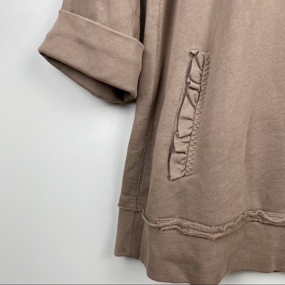 Soft Surroundings Peruvian Pullover Ruffle Pockets - image 3